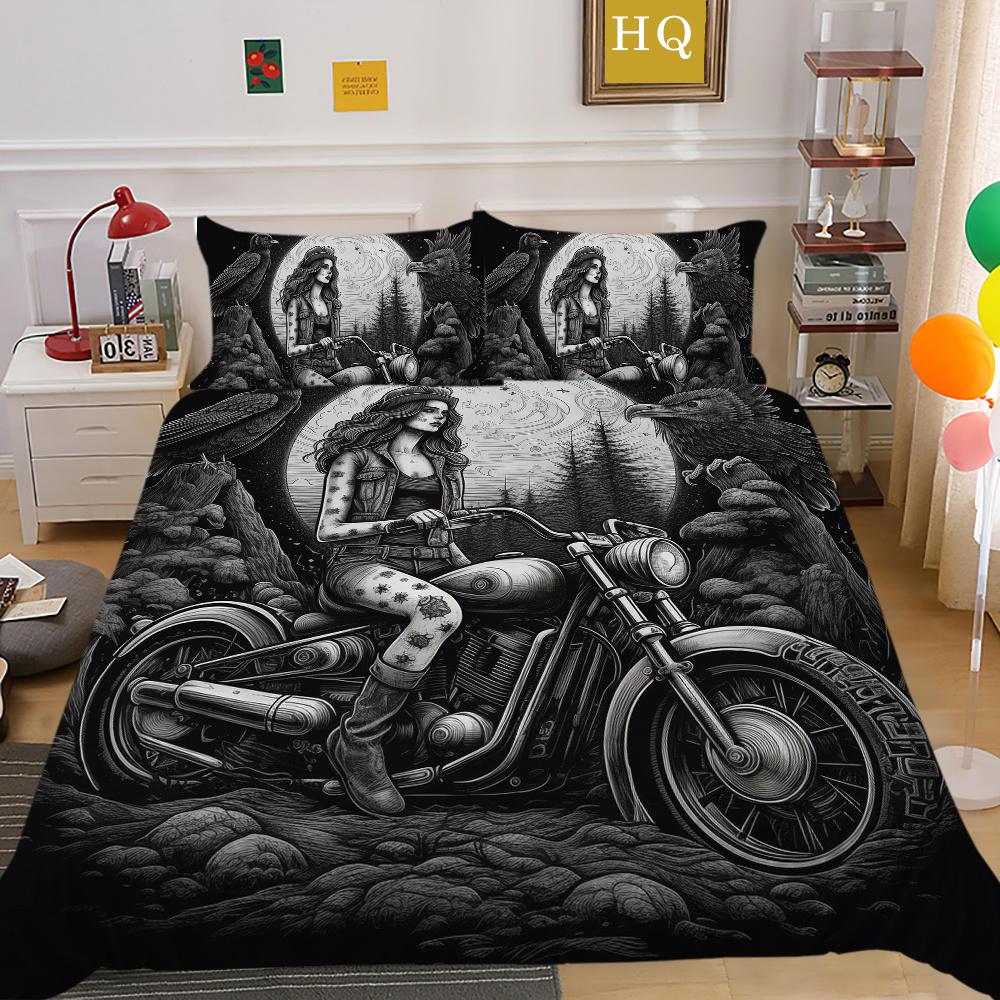 3D Красота Череп Печати Постельная Одежда Твин Размер Полиэстер Покрывала Подростковый Дизайн Модный Домашний Текстиль