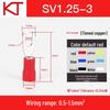 KT Keshitong Fork Pre-insulated Purple Copper Crimp Terminal Connector, SV1.25 Series.