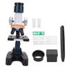 Microscope for Kids High Definition Battery Powered Microscope Science Kit with 4 Blank Glass