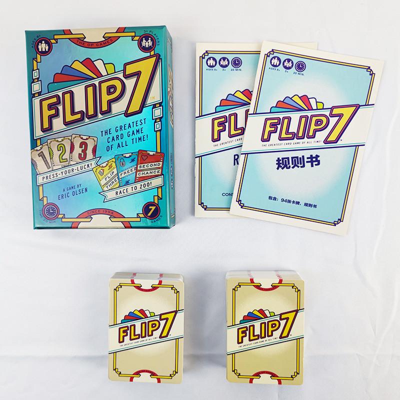 Карточная игра Flip7 для вечеринок с образовательными и интерактивными функциями для семьи и друзей