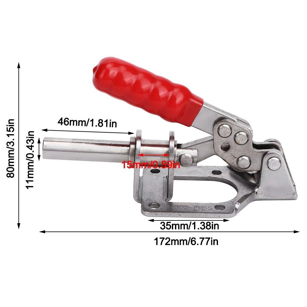 Adjustable Toggle Clamp Anti-Slip Quick Release Toggle Clamp Heavy Push Pull Toggle Clamp Welding