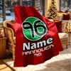 Custom Name Personalized Hannover 96 Football Print Blanket, Home Decor, Bedroom, Sofa, Camping, Couch, Gifts for Birthday ChristmasEnthusiasts