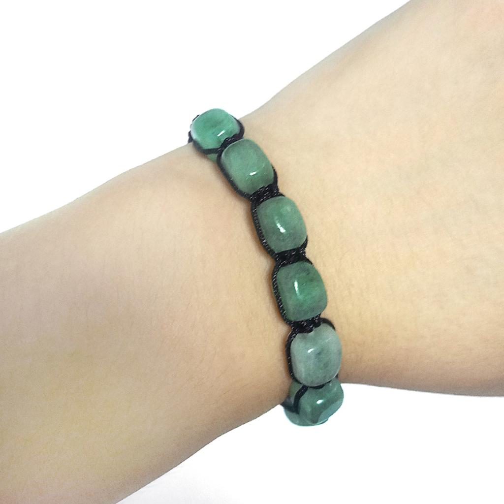 Квадратные бусины 7 чакр лечение кристалл браслет йога камень регулируемый браслет медитация релаксация тревога женский браслет