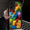 Phone Case for Xiaomi Redmi Note 15 14 13 Pro Plus Fashion Building Blocks Pattern Shell 12S 11 11S 11T 5G 14S Soft Silicone Fun