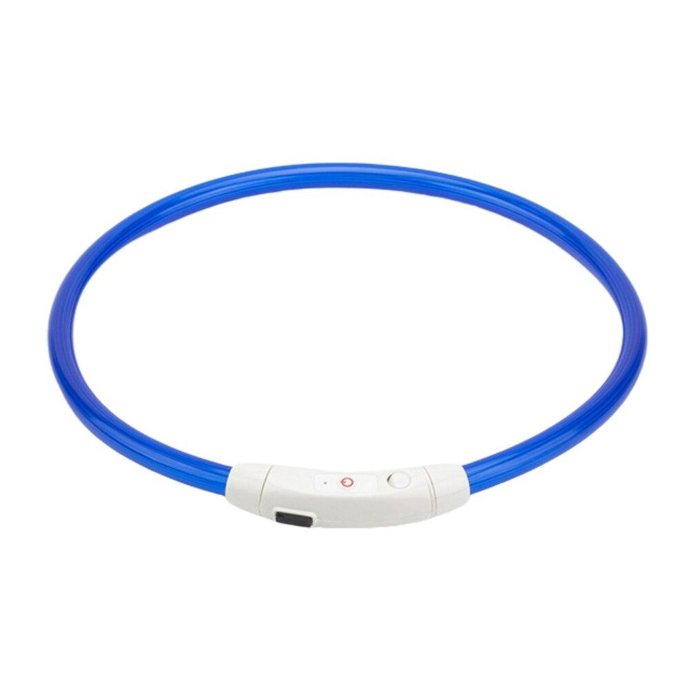 Светодиодный светящийся ошейник для собак, USB светящиеся ошейники для собак, перезаряжаемая зарядка, ошейник для собак, ночная безопасность, мигающее ожерелье