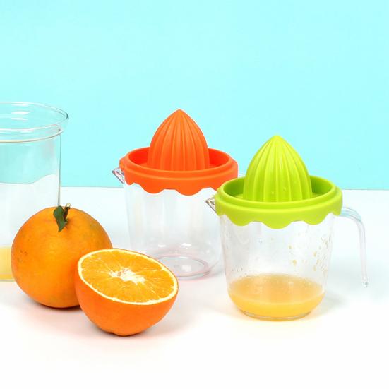 Ручная соковыжималка пищевого класса, разборная, с ручкой, компактного размера, с гладкими краями, для приготовления сока, 2 цвета, прочная, ручная