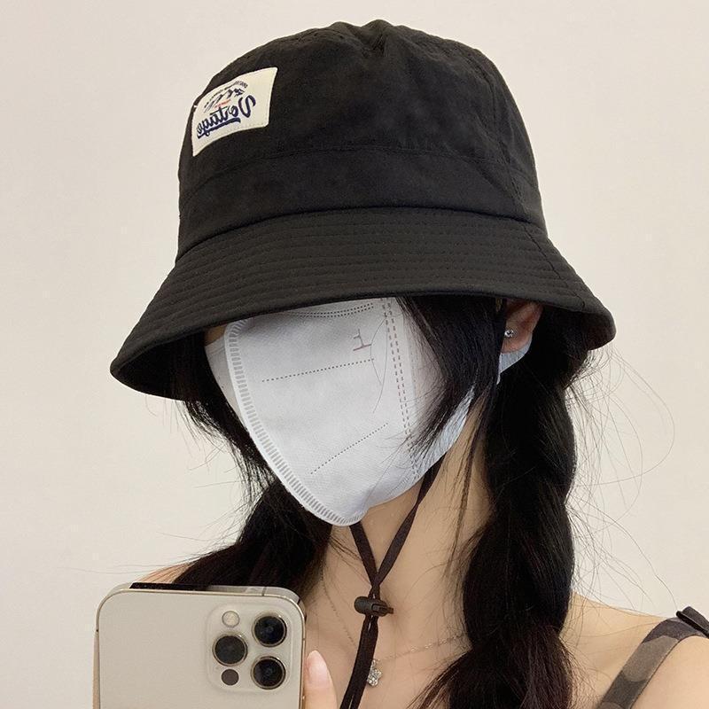 Summer Wide Koreanstyle Brim Bucket Hat For Women Breathable And Warm