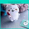 Chiikawa Joke Bear Plush Keychain With Eating Pizza Cartoon Design For Backpack Decor