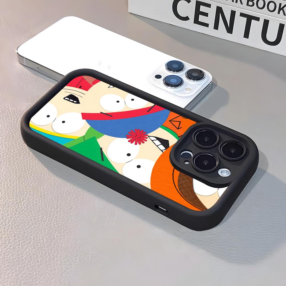 Смешной Чехол Для Телефона South Park Для IPhone 17 Air 16 E 15 14 Plus 13 12 11 Pro Max Силиконовый Мягкий Чехол