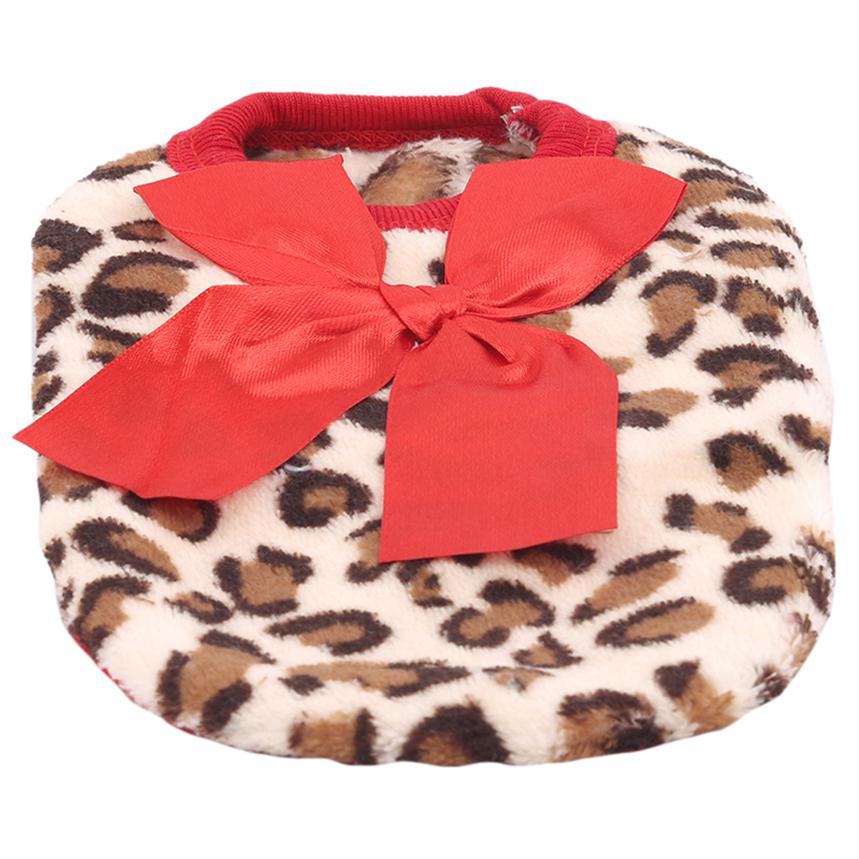 Apparel With Bowknot Dog Vest Clothes Trendy Vest Winter 1Pc Costume For Small Dogs