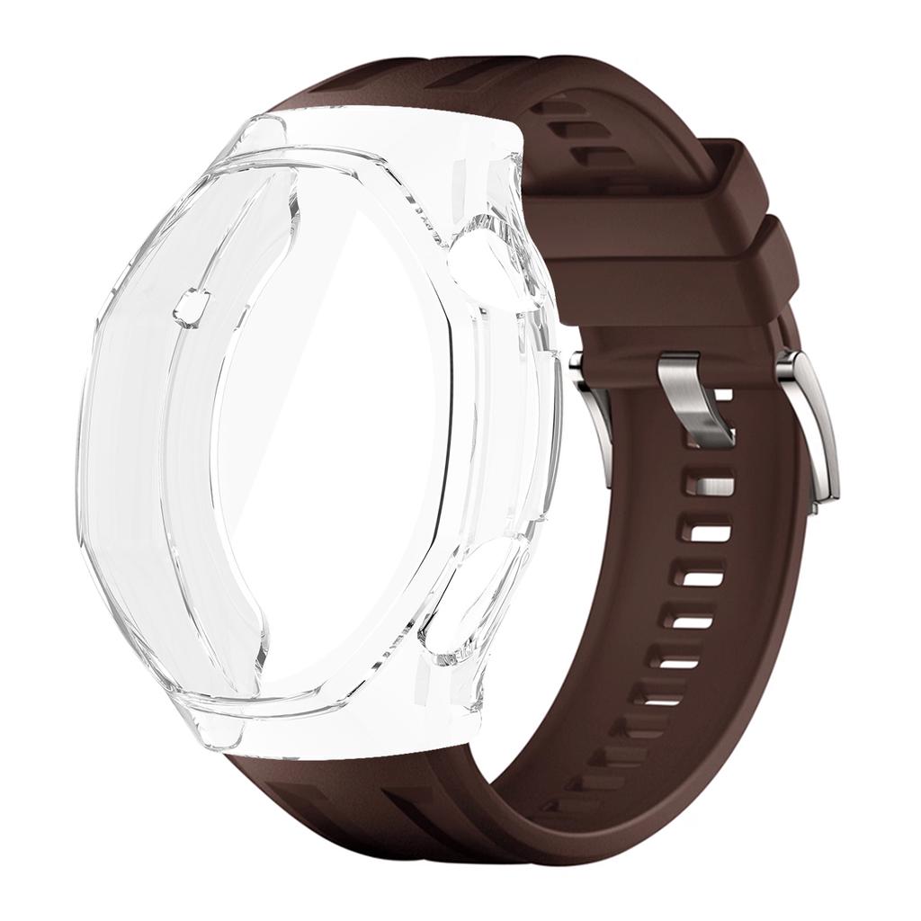 Чехол из ТПУ + Силиконовый ремешок для Huawei Watch GT6 Pro 46 мм Всесторонний защитный чехол-оболочка для экрана Спортивный ремешок Браслет