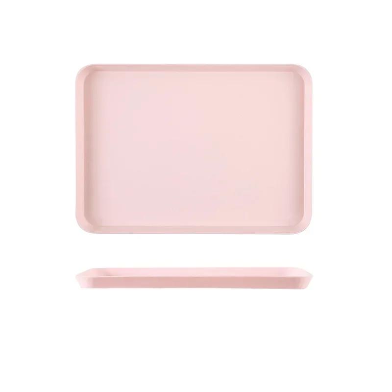 Пластиковый поднос для ресторана, нескользящий поднос для хранения продуктов, кухонный ящик для хранения, поднос для чая и фруктов, домашний поднос для десертов
