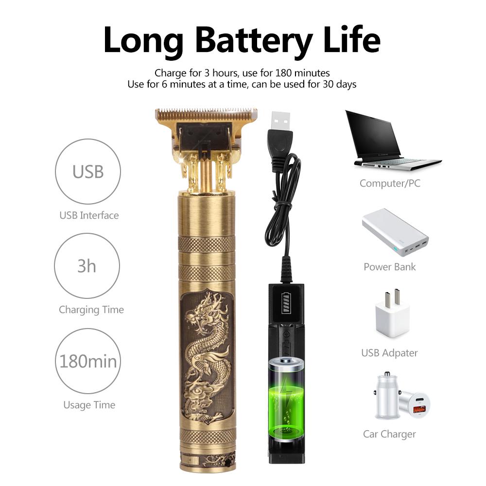 T9 USB электрическая машинка для стрижки волос перезаряжаемая новая машинка для стрижки волос мужская бритва триммер для мужчин парикмахерская профессиональный триммер для бороды