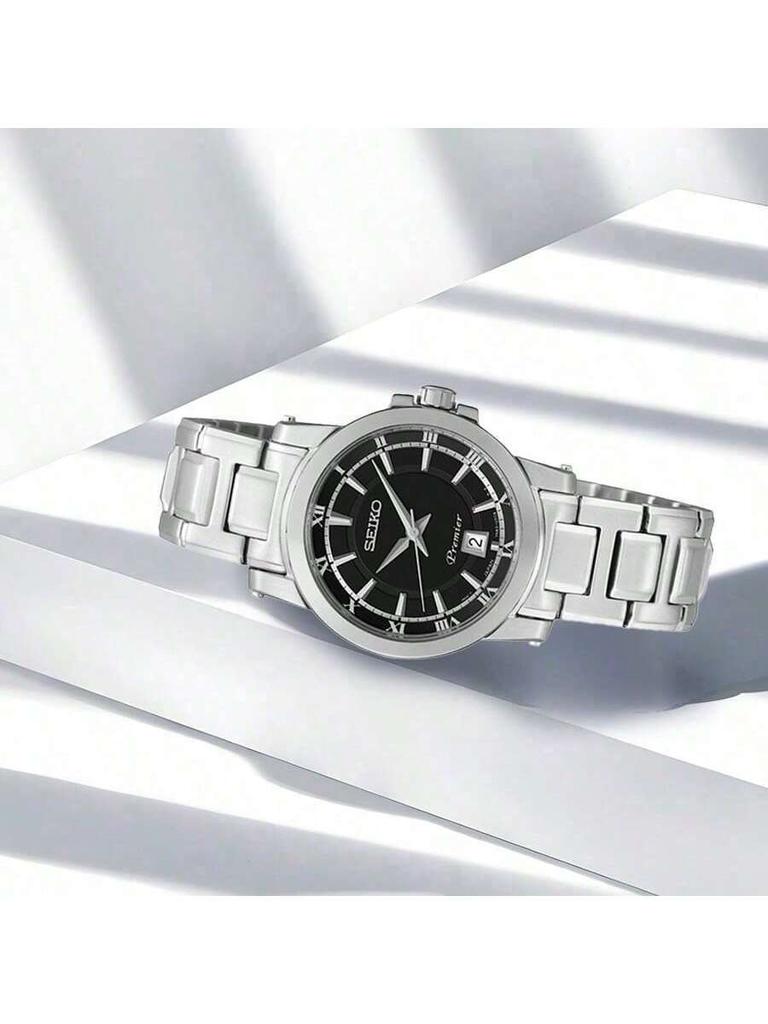 Seiko PREMIER SXDF43J1 Женские кварцевые часы Ремешок из нержавеющей стали