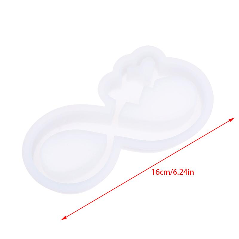 Полая гипсовая форма для украшения «Любовь» своими руками, ленточная свеча в форме сердца, гипсовая силиконовая форма, подарок на День святого Валентина, домашний декор