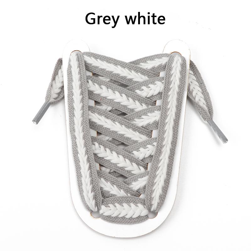 Новые плоские шнурки для кроссовок, полосатые шнурки с переплетением, шнурки для женщин и мужчин, текстурированные, классические, широкие, 1,5 см