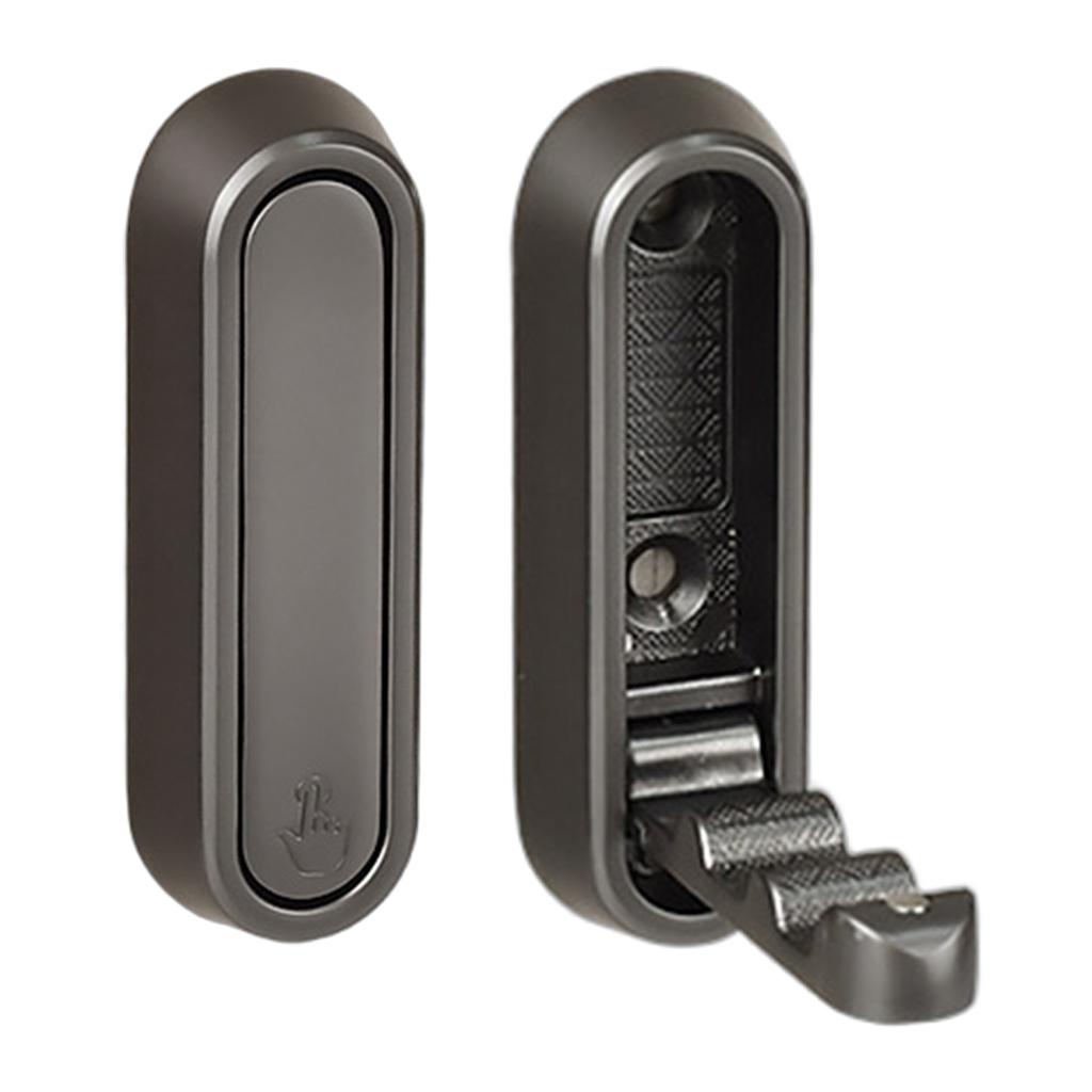 Упаковка из 2 складных крючков для полотенец, шляп, рюкзаков, прочная настенная вешалка для одежды, принадлежности для ванной комнаты