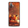 Чехол для телефона Красная Лиса для Redmi 14C 10C Note 14 13 12 10 11 K40 K50 Pro Plus 5G Ударопрочный Мягкий ТПУ Корпус Fundas Capas Сумки