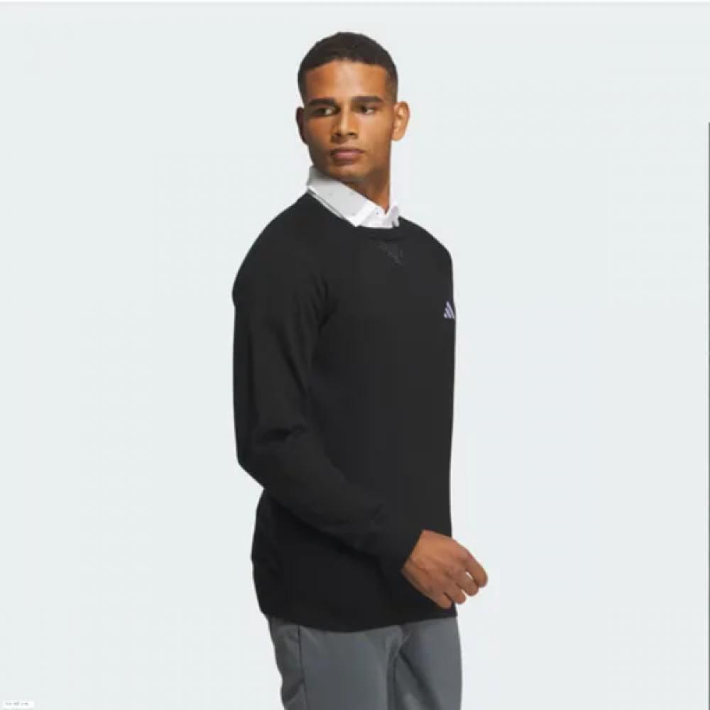 Adidas Golf 24 YearS SS Men S Three Line Knit Crewneck In9050