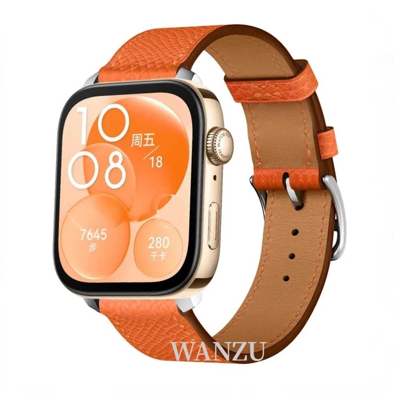 Высококачественный кожаный ремешок для Huawei Watch Fit 5 Pro/4 Pro, спортивный, удобный, дышащий браслет, аксессуар Correa для Huawei Fit 5/4/3