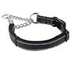 Stainless Steel Chain Pet Collar, Dog Collar, Adjustable Medium and Large Dog, semi-P Chain Anti-bite Dog Collar