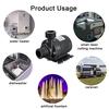 12V DC Submersible Water Pump 800L/H 5M Head Solar Powered Brushless Motor Hot Water Circulation Pump for Garden Pond Fountain