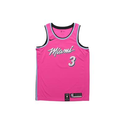 Мужской трикотаж НБА Дуэйн Уэйд Майами Хит Earned Edition Swingman розовый BQ5639-687