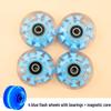 Luminous Double-Row Roller Skates with Flashing Wheels
