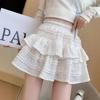 Женская кружевная балетная юбка миди - Лето 2025 Юбка с высокой талией, стройнящая, в стиле принцессы