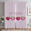 Милые клубничные оттенки, современные шторы для гостиной, для камеры, украшения на Хэллоуин, затемняющие шторы для кухни, элегантные