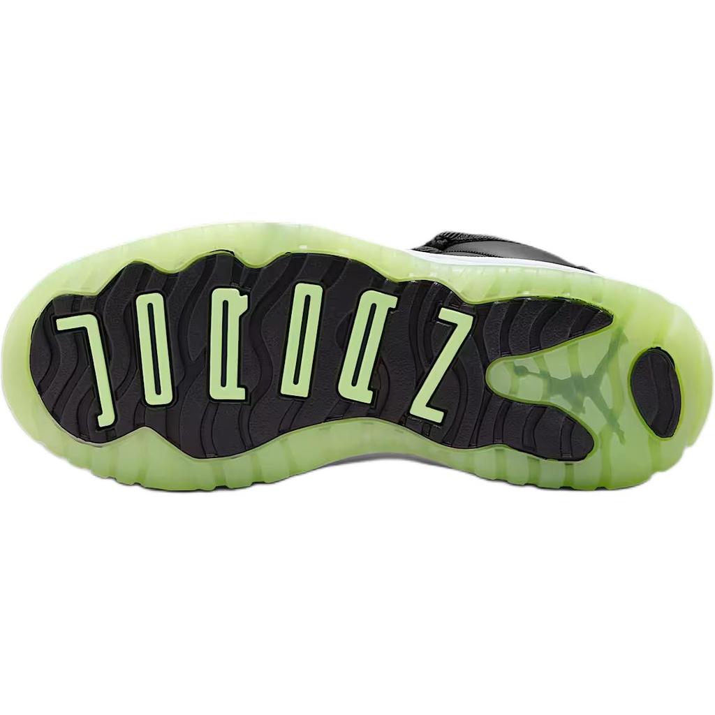 Air Jordan 11 Retro PS Черный Темно-изюм Детские Кроссовки Серый Белый Едва-Вольт IB1379-001