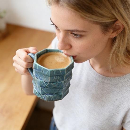 Кружка для кофе 250 мл, ручная роспись, керамическая, стопка книг, 3D-роспись, термостойкая, кружка для благодарности учителю, декоративная литературная кружка