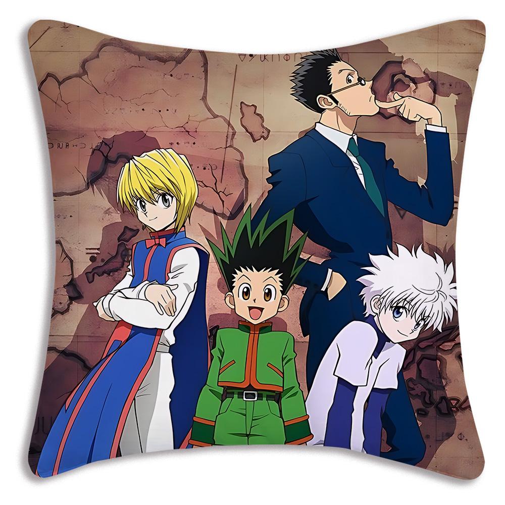 Аниме Для h-Hunter X HunterS Наволочки Мультяшные Диван Декоративные Домашние Двусторонние Печать Короткий Плюш Милая Наволочка