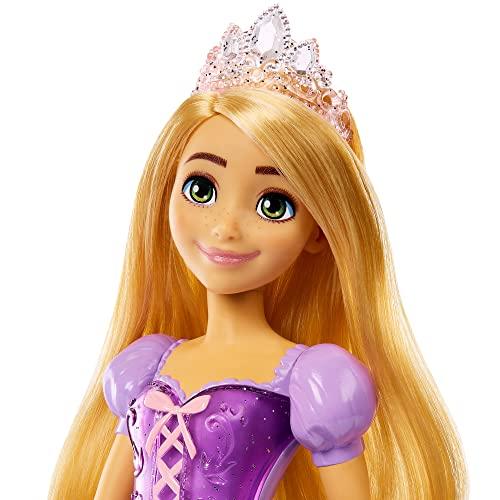 Mattel Disney Princess Rapunzel Dress-up Doll Long Hair Toy HLW03 for ages 3 and up