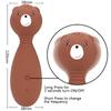 Clitoris Stimulator G Spot Vibrator Cute Bear 12 Speeds Vibrating Dildo 360 Degree Rotation Sex Toys for Women