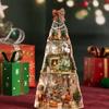 18 Sheets/Bag Christmas Sticker Book Deluxe Oversize Christmas Tree Character Landscape Sticker Book Home Decoration