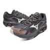 Mizuno Halo Mix Ретро Стиль Нескользящие Износостойкие Низкие Кроссовки Унисекс Кроссовки Темно-Серый Сланцево-Синий Фиолетовый D1GH240811