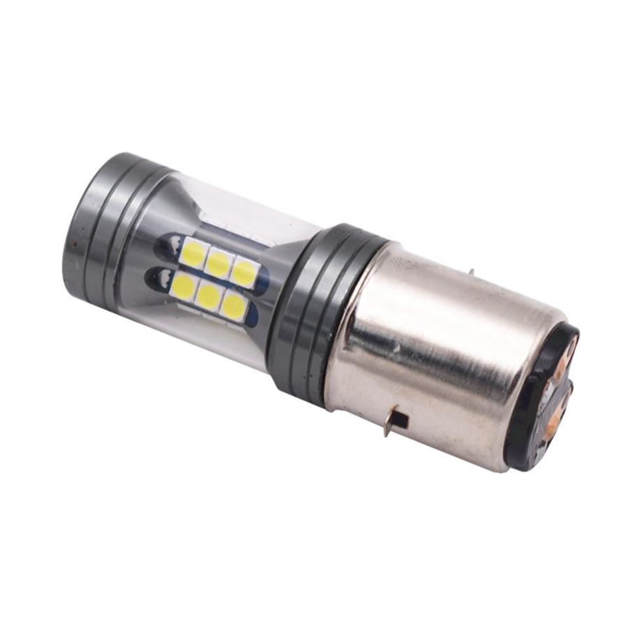 High Brightness BA20D LED Bulbs Headlight DRL Indicator Light Pure White 12V-24V