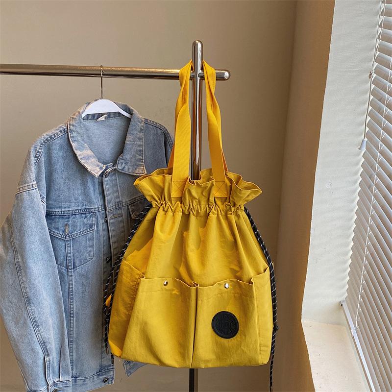 Multifunctional Travel Bag Shoulder Tote Bag Female Drawstring Backpack New Large Capacity Lightweight Waterproof Backpack