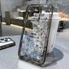 Черный цветочный чехол для телефона iPhone 15 14 11 12 13 Pro Max XS X XR 7 8 15 Plus SE роскошный противоударный бампер мягкий прозрачный чехол