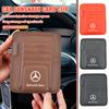 Для автомобиля Benz Логотип Автомобиля Карман для Хранения на Козырьке Зажим для IC-карты Держатель для Очков Аксессуары для Интерьера AMG Эксклюзив W204 W222 W205 W203