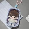 Portable Doll Storage Bag Clear Outdoor Doll Display Bag 10cm Transparent Doll Bag  Storage Bag