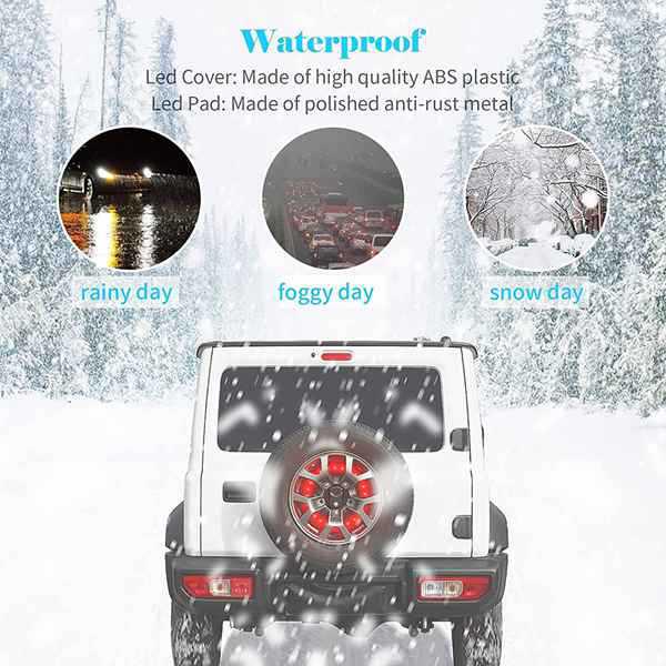 Запасное колесо Jeep Wrangler JK JL Световой сигнал (07-22) Расширенная версия