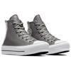 Converse Chuck Taylor All Star Удобные и Универсальные Модные Нескользящие Высокие Кеды для Скейтбординга Унисекс Серые