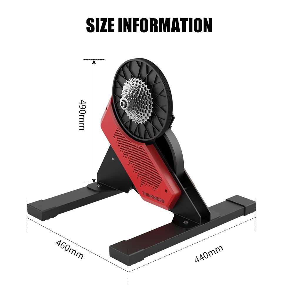 New ThinkRider X2 Smart Bike Trainer MTB Road Bicycle Home Trainer Built-in Power Meter Power Meter Compatible