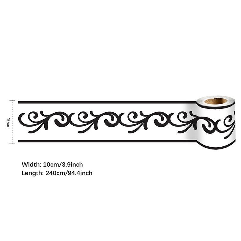 10x240 см ПВХ водонепроницаемая поясная линия самоклеящаяся декоративная полоса на талии