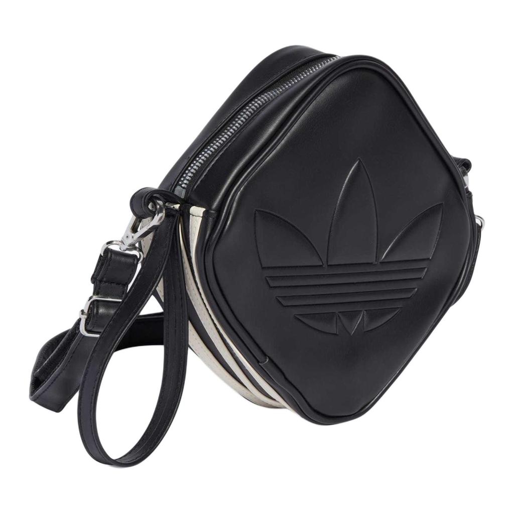 New Adidas Originals Polyurethane Shoulder Bag Regular Unisex Black JC6004