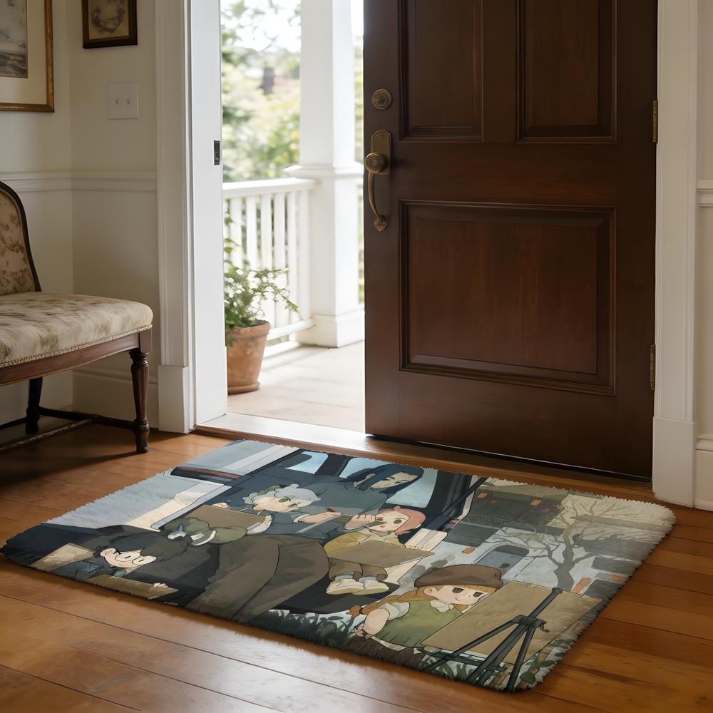 Anime The LLegend Of Luo XXiaohei Floor Mat Soft Flannel Absorbent Mat Non-Slip Rug Home Bedroom Bathroom