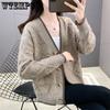 Knitted Cardigan Women Korean Version Loose and Stylish Versatile Short Autumn and Winter Sweater Top