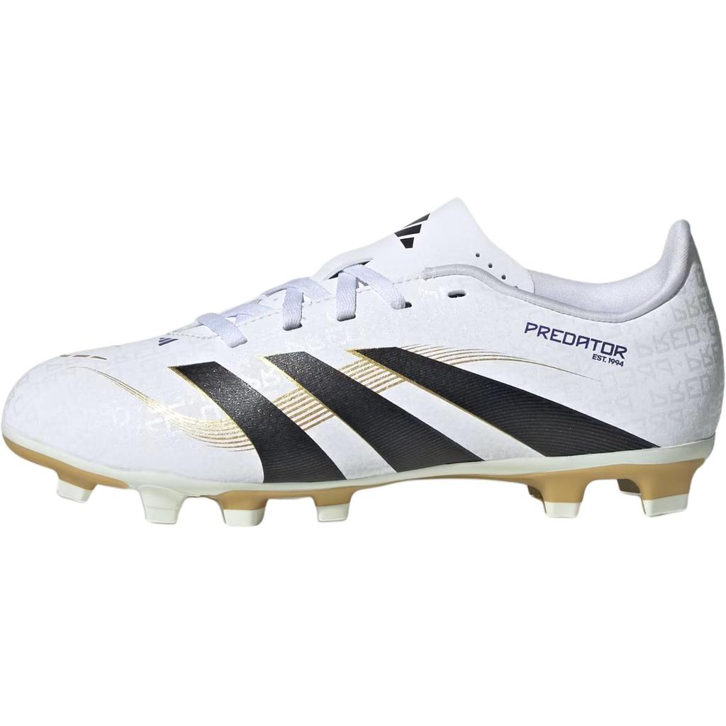 adidas Predator CLUB Низкие Футбольные Бутсы для Детей Белый Черный Золотой Детские JH8870